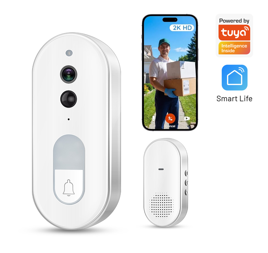 Smart Doorbell Wired - Campanello Video Intelligente Tuya Wireless 1080P