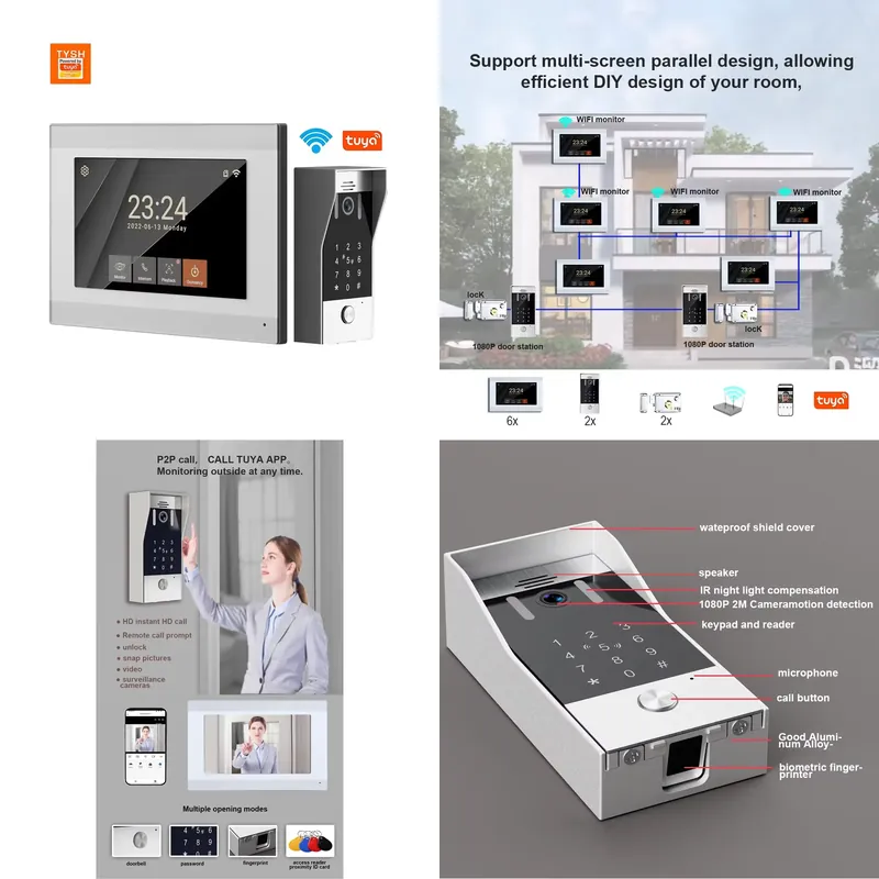 Smart Doorbell Wired - Videocitofono IP Smart WiFi TYSH a