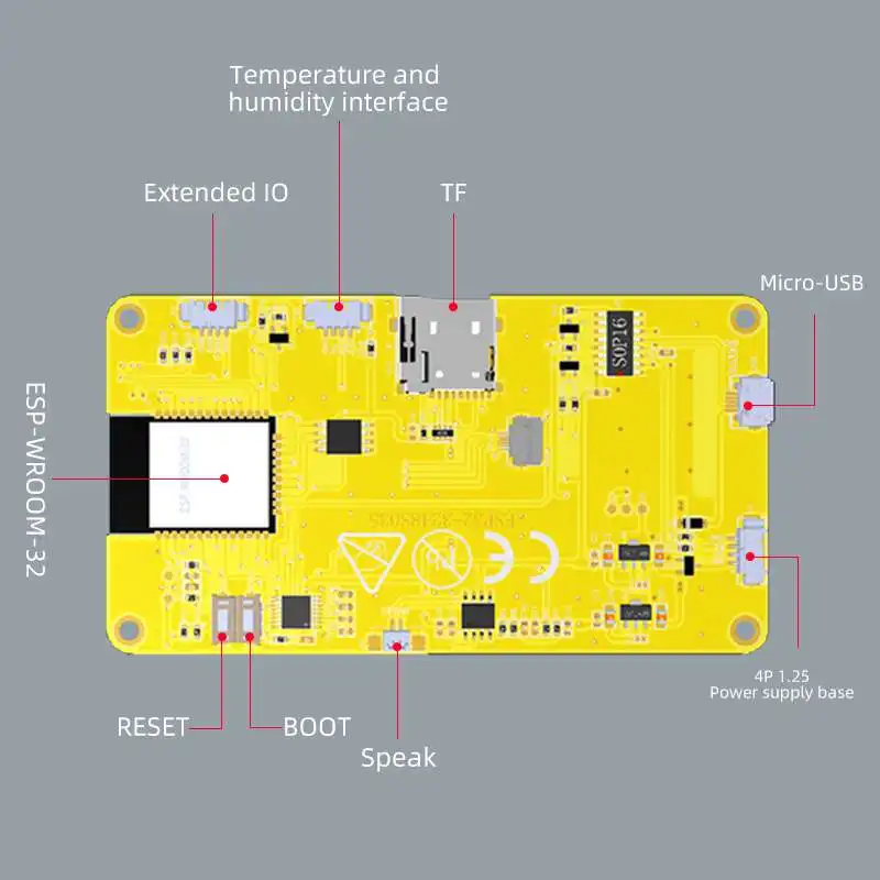 Home Automation Arduino - ESP32-3248S035 Modulo Display LCD Intelligente da