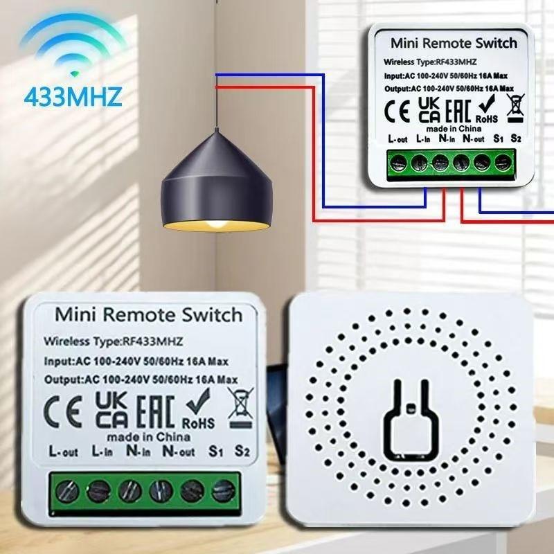 Diy Home Automation Controller - Interruttore Intelligente RF 433 MHz Mini