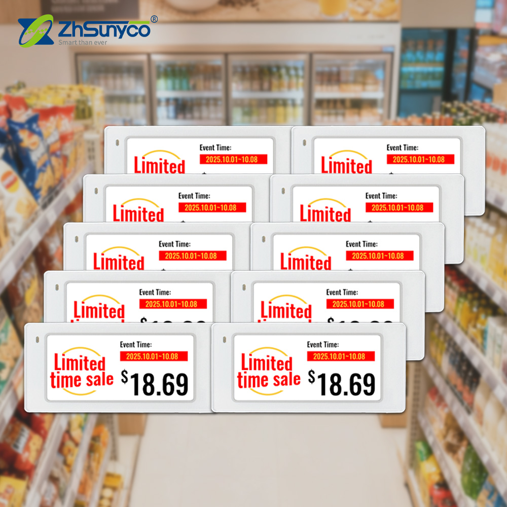 Display Epaper 2.9 - Cartellino del prezzo digitale da 10