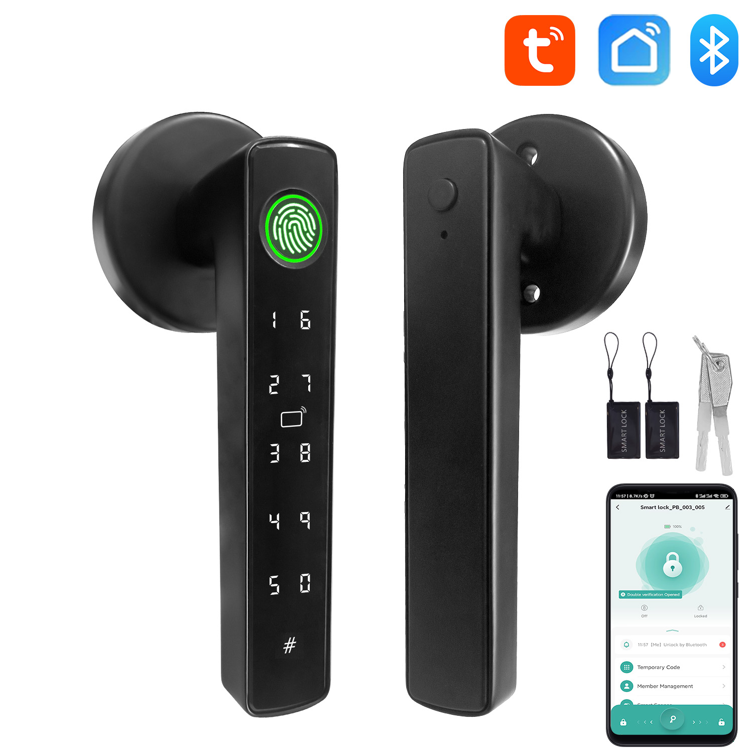 Diy Home Automation System - Serratura Intelligente Bluetooth Tuya, Serratura Elettronica