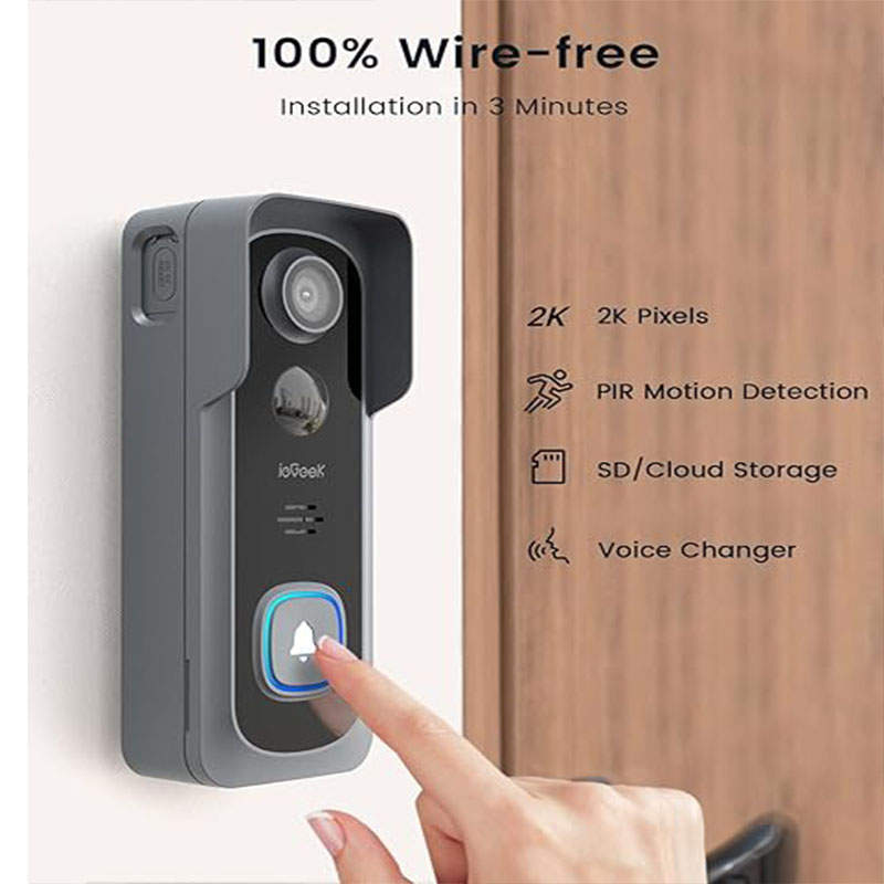 ieGeek 2K Campanello con telec - Smart Doorbell Wired recensione e prezzo