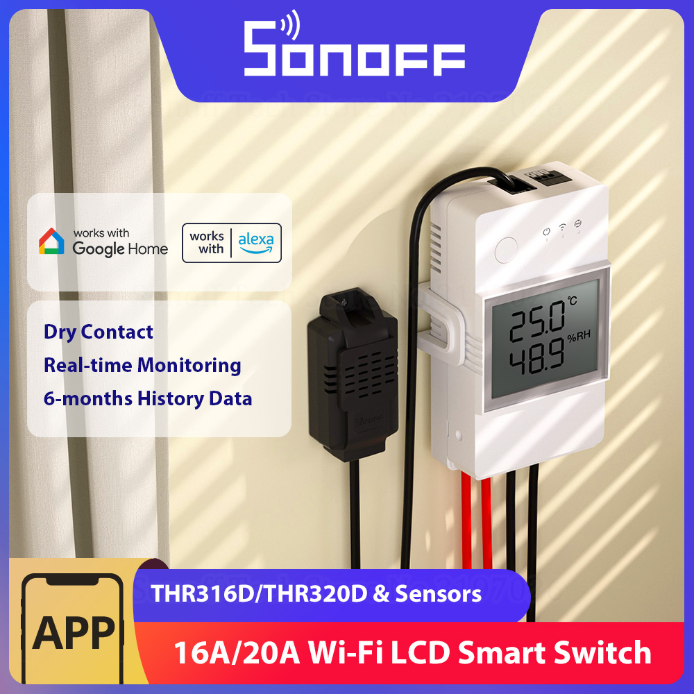 SONOFF THR316D/THR320D Interru - Sonoff Basic Switch recensione e prezzo